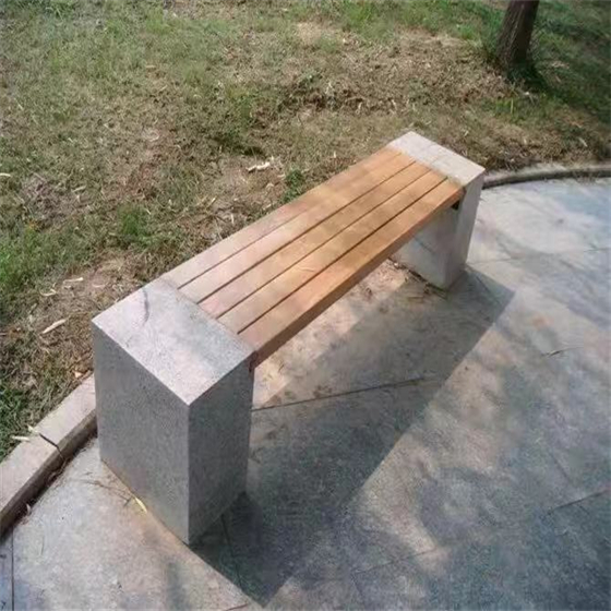 小区石材公园椅