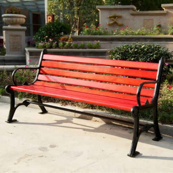 太原商业街区公园坐凳安装